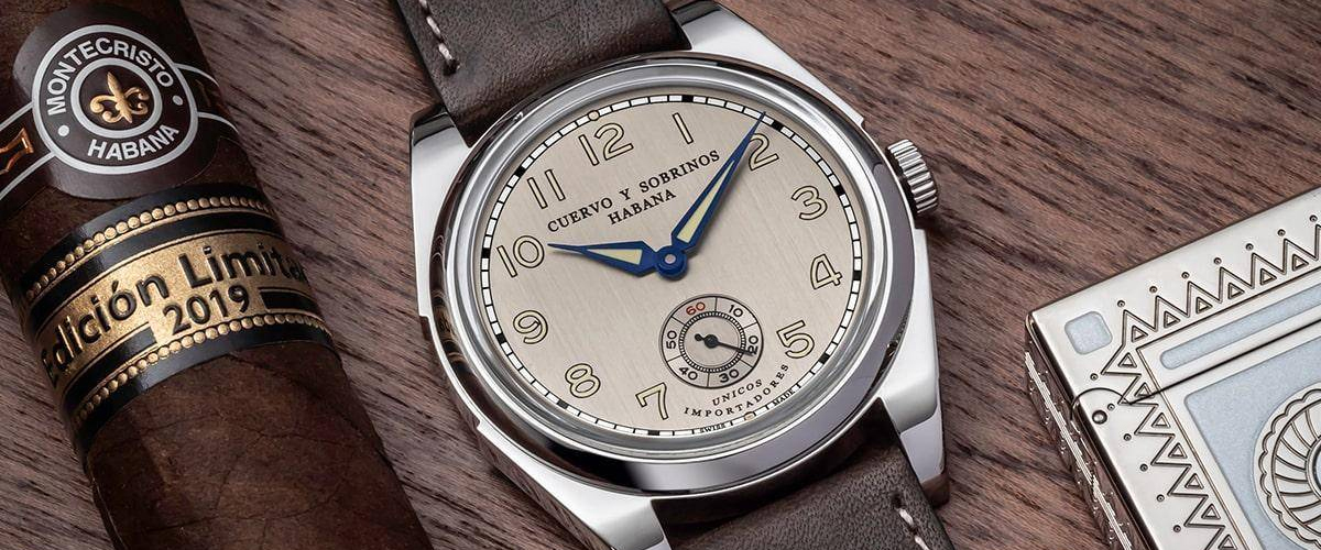 瑞士品牌库尔沃CYS推出雪茄灵感，复古风格的限量版手表